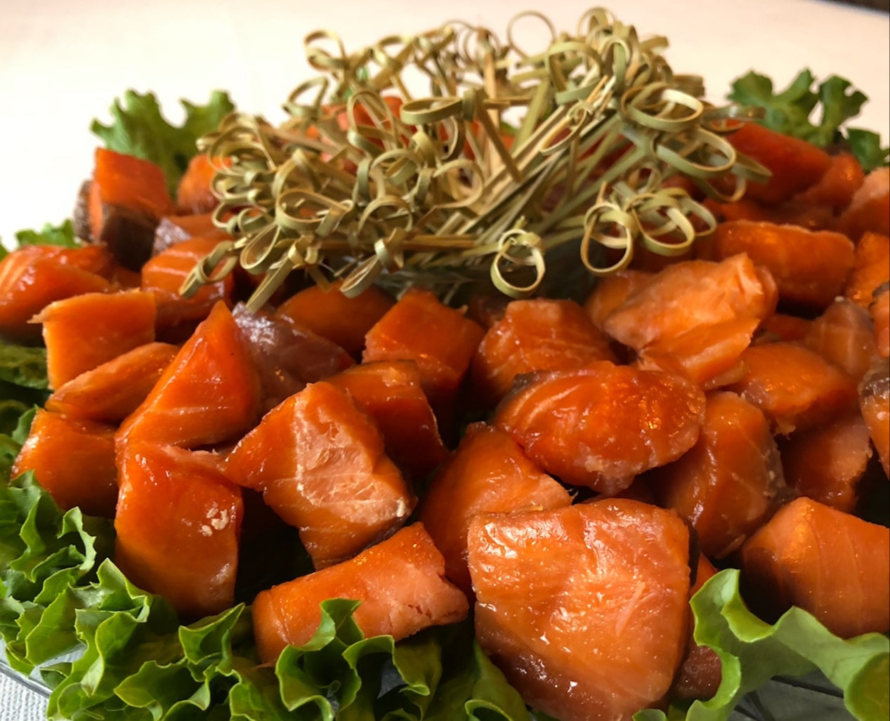 Bouchées de saumon à l’érable