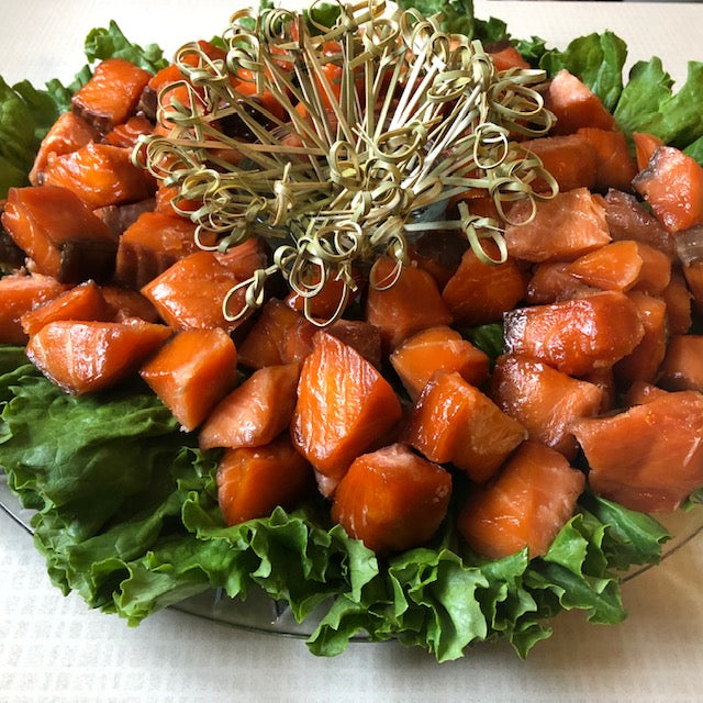 Bouchées de saumon à l’érable